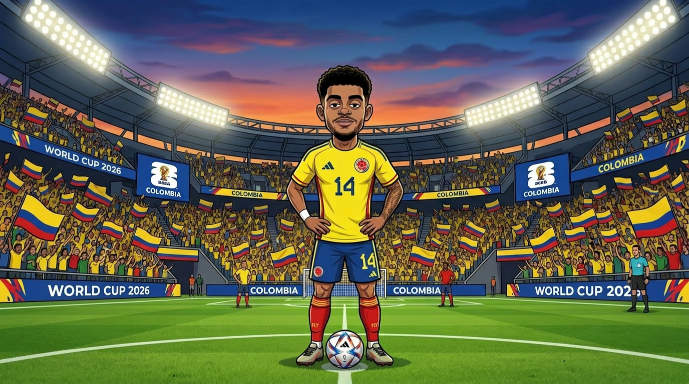 Louis sprintando en el Mundial 2026