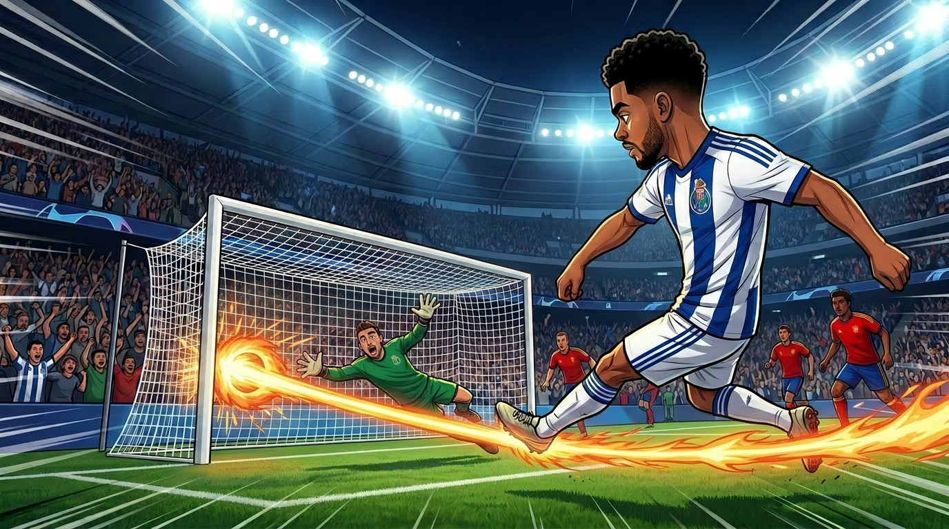 Louis marca un golazo europeo